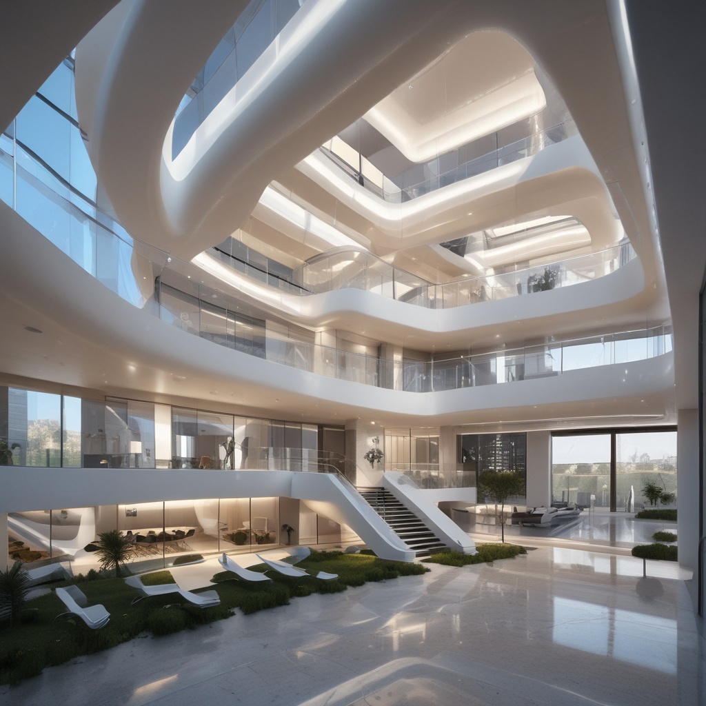 Futuristic architectural design